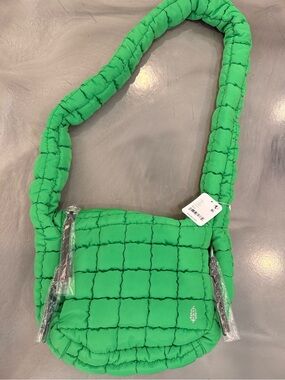 FP Movement by Free People Quilted Carryall in Kelly Green
